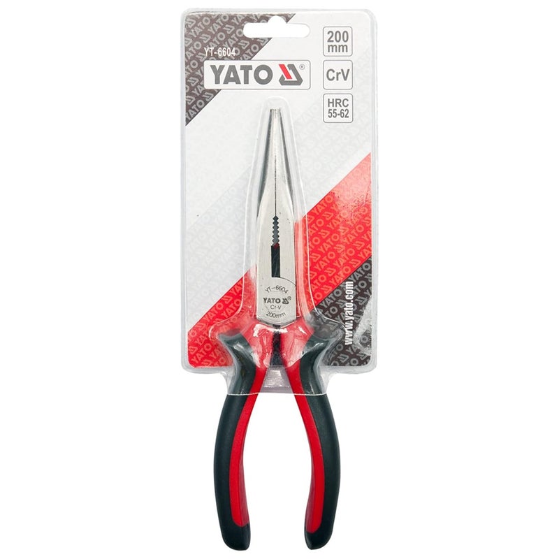 Yato YT6604 Long Nose Pliers 200 mmPlier for HomePiler ToolsElectrical PlierCombination PilerCutting PlierPliers SetPower ToolsIndustrial ToolsHome ToolsFurnitureCarpenter - Image 1