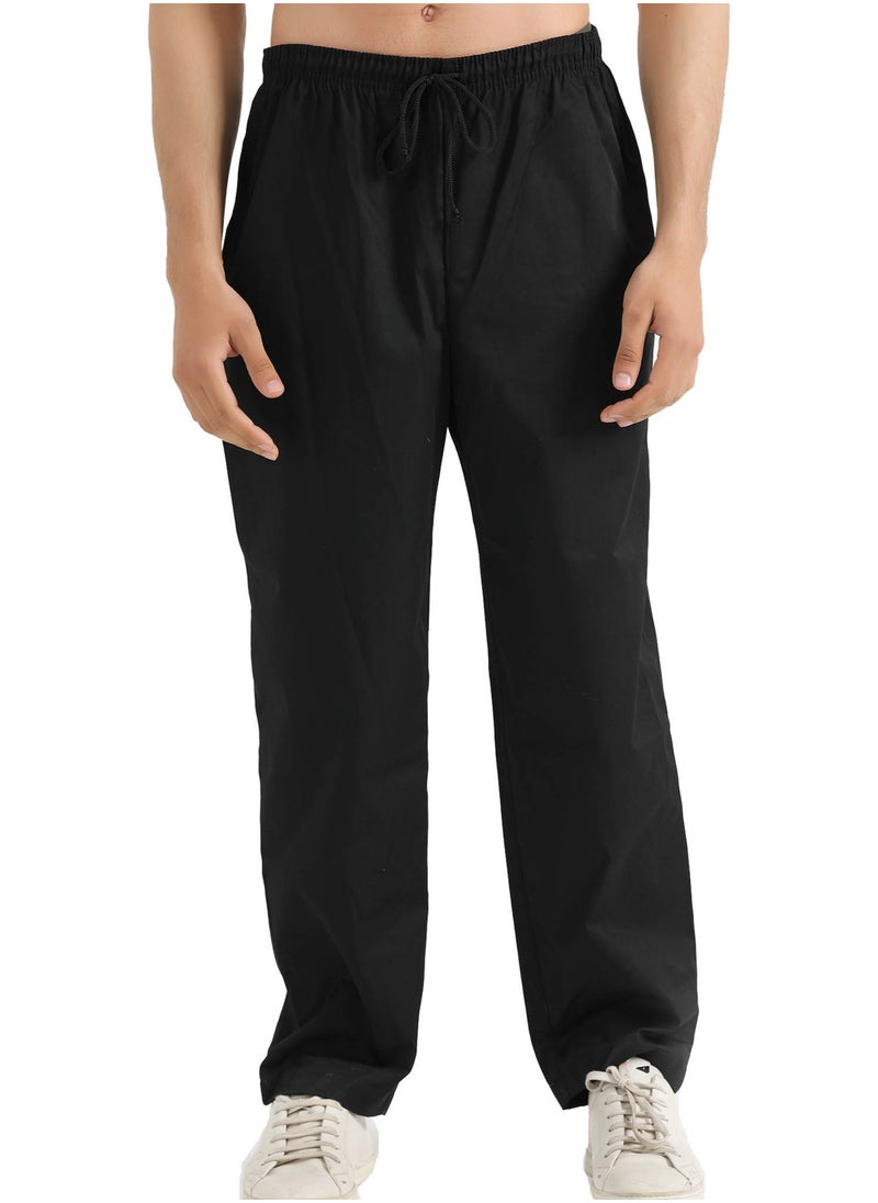 SPACEDOUT - Chef High Rise Tapered Trousers with Elastic Waistband and Drawstring/chef uniform - Image 1