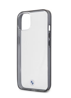 BMW iPhone 13 Hard Case 6.1inch PC/TPU Transparent Back Cover with Edges / Easy Access to All Ports / Anti-Scratch / Wireless chargers compatible / Drop Protection / Easy Snap-On / Slim Profile - Black  - Image 4