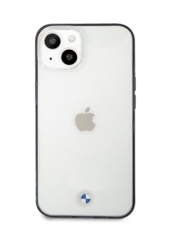 BMW iPhone 13 Hard Case 6.1inch PC/TPU Transparent Back Cover with Edges / Easy Access to All Ports / Anti-Scratch / Wireless chargers compatible / Drop Protection / Easy Snap-On / Slim Profile - Black  - Image 1