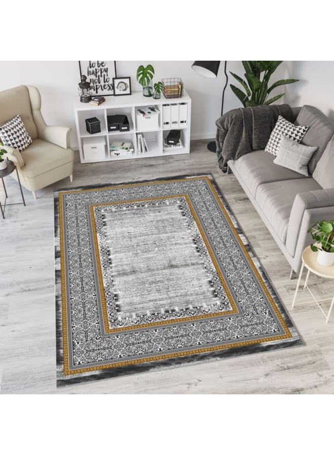 هندي منداله سجادة مطبوعة من القطن الشنيل – تصميمات كلاسيكية، حديثة، وفينتاج – قاعدة قماشية ناعمة، متوفرة بأحجام - Image 1