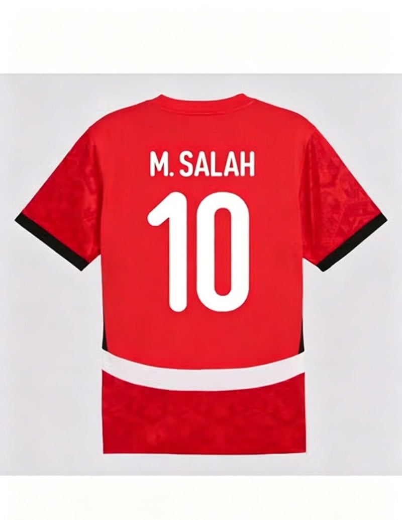 Egypt #10 Salah Home Jersey | Official Fan Version Football Shirt, Quick Drying Breathable - Image 2