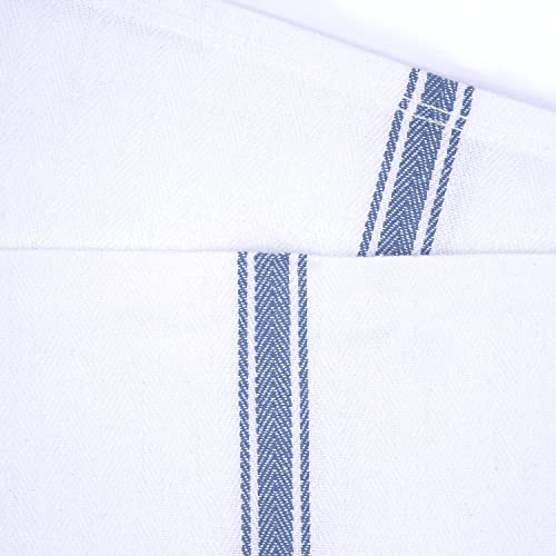 Zeppoli Classic Kitchen Towels 15-Pack - 100% Natural Cotton Dish Towels - Reusable Cleaning Cloths - Super Absorbent - Machine Washable Hand Towels - 14  x 25 - Image 5