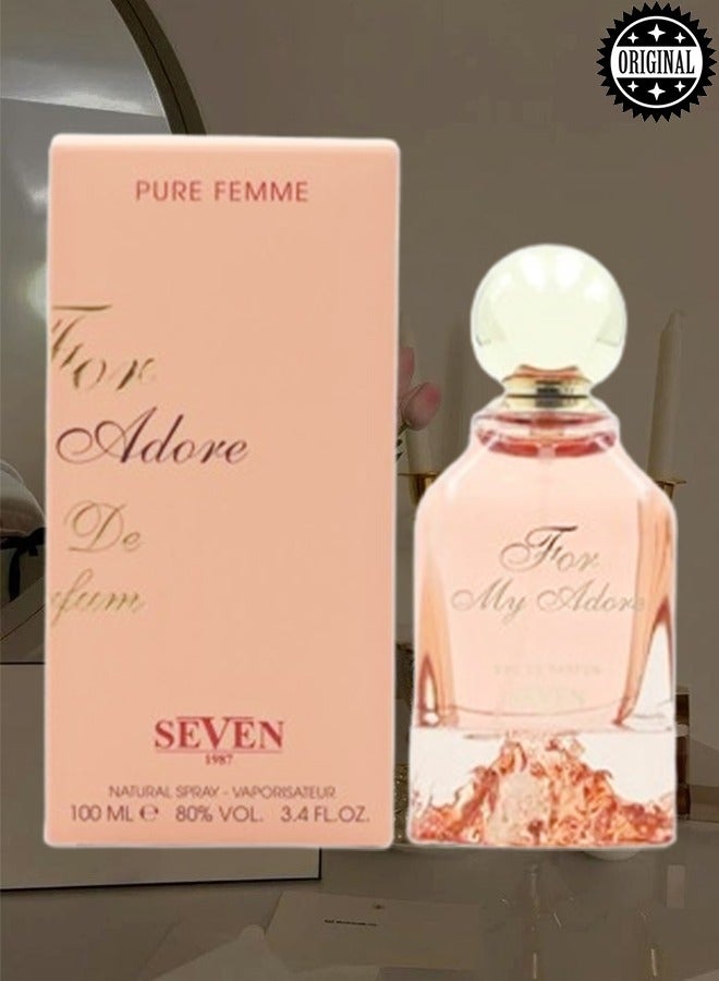 سيفين 12 قطع عطر للي أعشق دي فام سيفن 1987 100 مل - Image 2