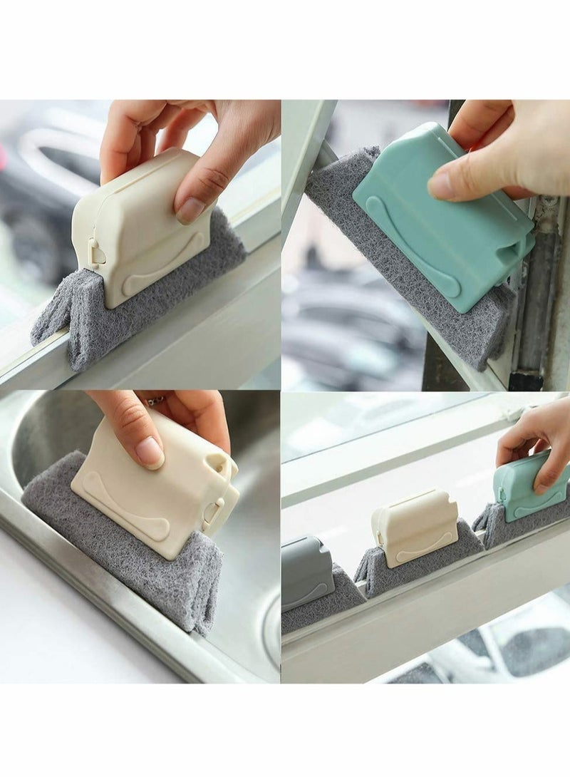 Excefore Window Groove Cleaning Brush Set, Window Sill Cleaner Tool-Creative Door Window Groove Cleaning Brushes,Hand-held Crevice Cleaner Tools for All Corners and Gaps - Image 3