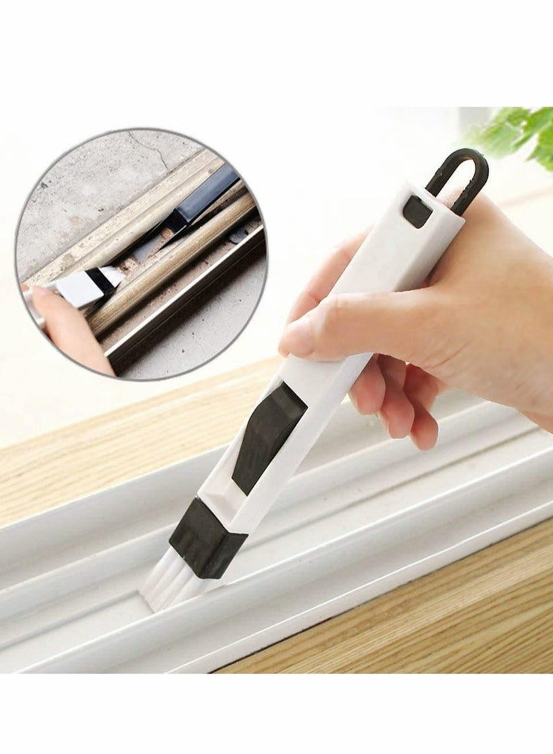 Excefore Window Groove Cleaning Brush Set, Window Sill Cleaner Tool-Creative Door Window Groove Cleaning Brushes,Hand-held Crevice Cleaner Tools for All Corners and Gaps - Image 2