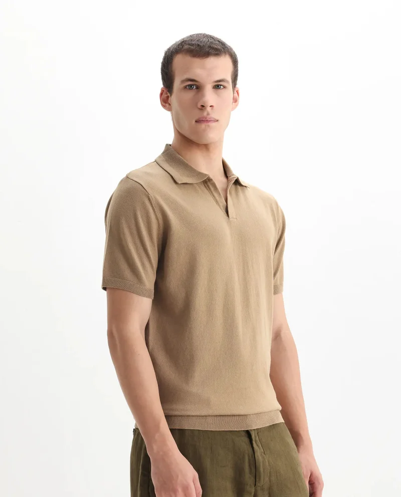 Rare Rabbit Men's Regular Fit Plain Polo