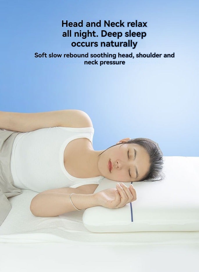M MIAOYAN Slow Rebound Memory Foam Pillow Planet Pillow Pro - Yado Hotel Neck Protection Pillow, Sleep Aid Zero Pressure Memory Pillow  - Image 2