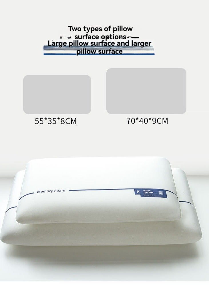 M MIAOYAN Slow Rebound Memory Foam Pillow Planet Pillow Pro - Yado Hotel Neck Protection Pillow, Sleep Aid Zero Pressure Memory Pillow  - Image 5