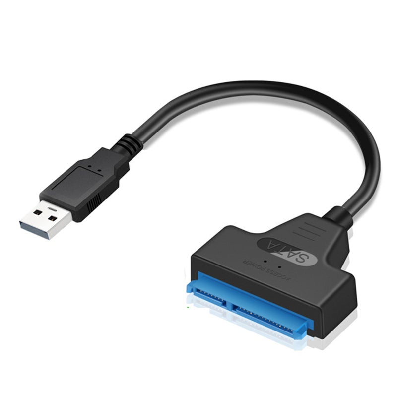 كابل محول محول USB 2.0 إلى SATA 22Pin لدرايف HDD SSD SATA 2.5" لأجهزة اللابتوب - Image 1