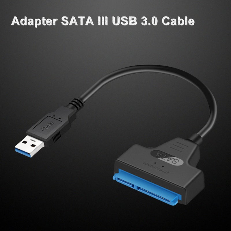 كابل محول محول USB 2.0 إلى SATA 22Pin لدرايف HDD SSD SATA 2.5" لأجهزة اللابتوب - Image 3