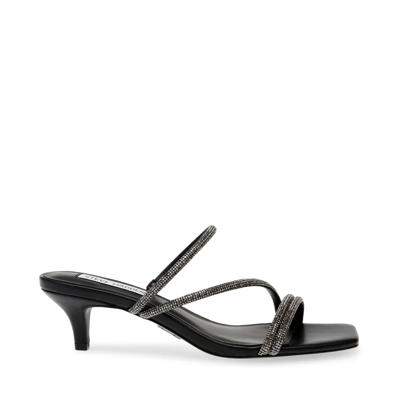 ستيف مادن KATRIANA Black Women Heel Sandals