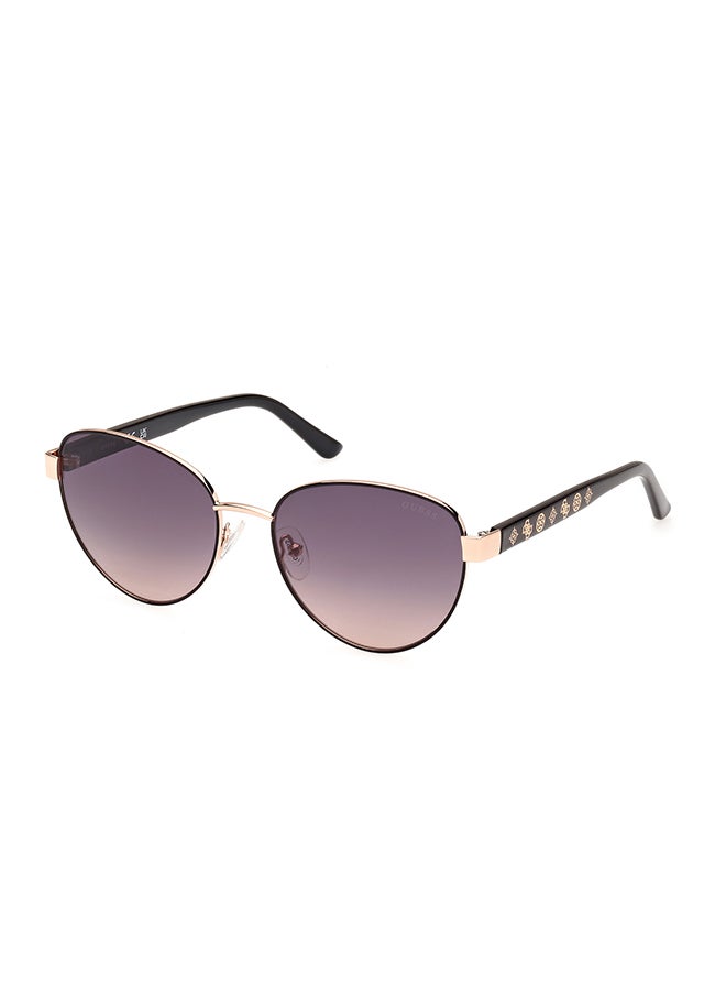 GUESS Women's UV Protection Round Sunglasses - GU0010105B55 - Lens Size: 55 Mm - Image 1