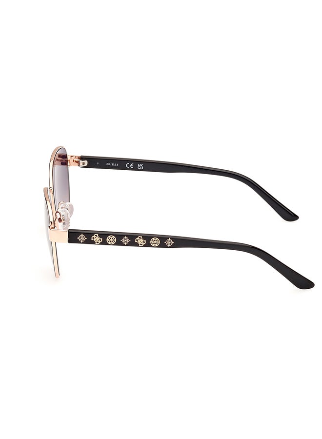 GUESS Women's UV Protection Round Sunglasses - GU0010105B55 - Lens Size: 55 Mm - Image 2