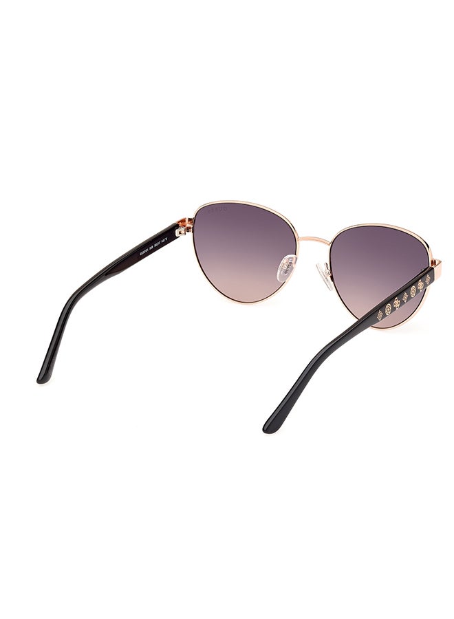 GUESS Women's UV Protection Round Sunglasses - GU0010105B55 - Lens Size: 55 Mm - Image 5