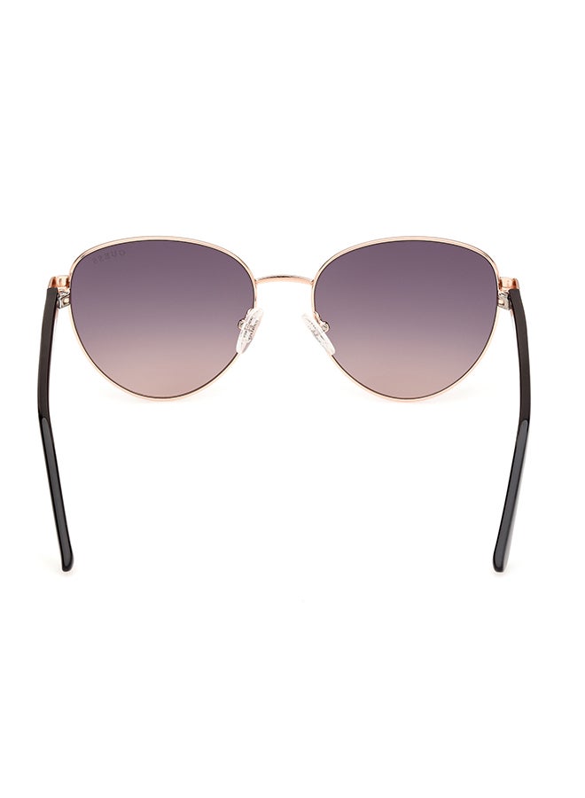 GUESS Women's UV Protection Round Sunglasses - GU0010105B55 - Lens Size: 55 Mm - Image 4