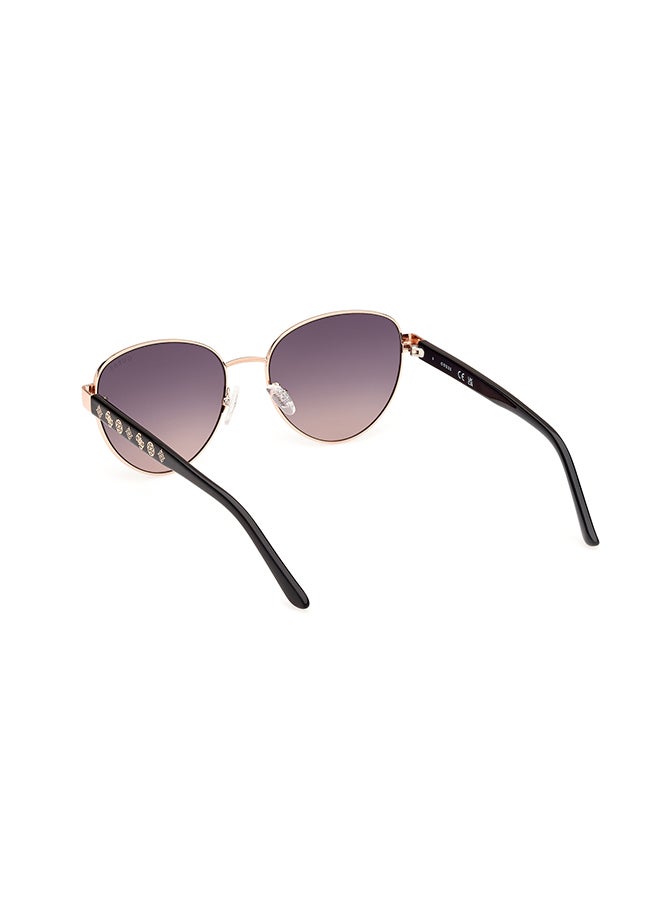 GUESS Women's UV Protection Round Sunglasses - GU0010105B55 - Lens Size: 55 Mm - Image 3
