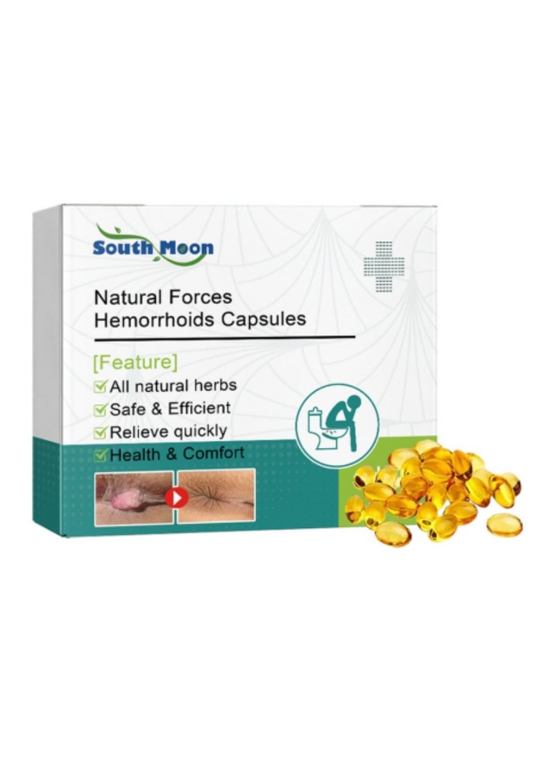 ساوث مون كبسولات مهدئة حول الشرج - تخفف الحكة والإزعاج، مناسبة للعناية الشرجية الداخلية والخارجية المختلطة - Image 5