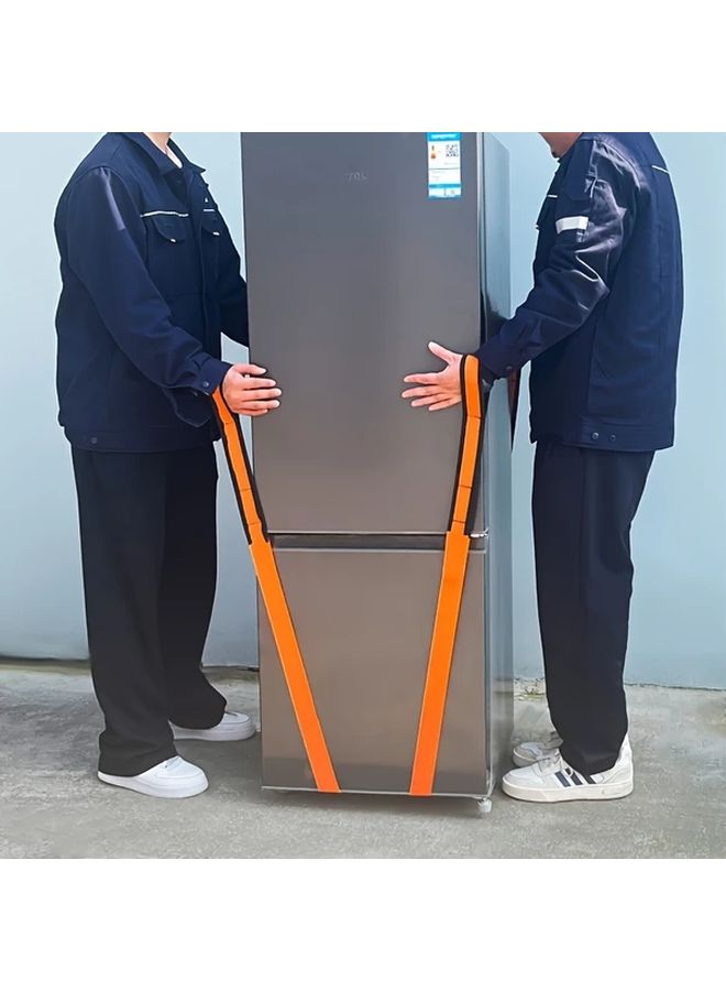 2pcs Green Adjustable Moving Lifting Belts for Furniture Heavy Loads Home Office Movers - Image 4