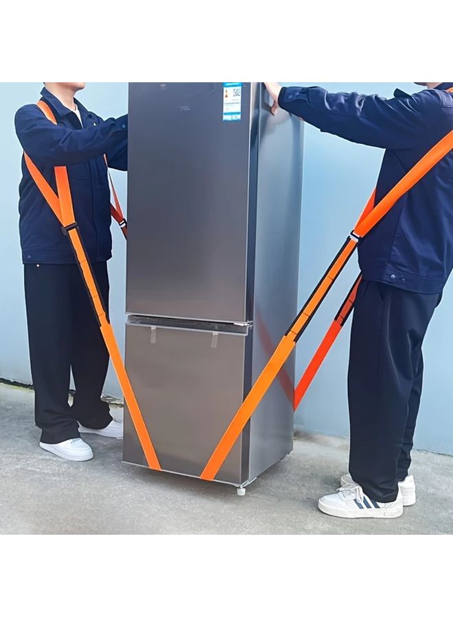 2pcs Green Adjustable Moving Lifting Belts for Furniture Heavy Loads Home Office Movers - Image 3