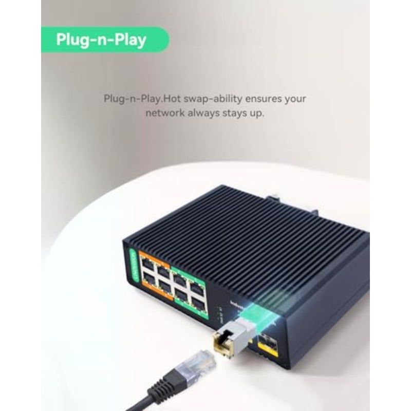 جهاز إرسال واستقبال جيجابت إيثرنت نحاسي 1.25G SFP إلى RJ45، مسافة تصل إلى 328 قدمًا، محول 1000BASE-T SFP-T لـ Cisco وD-Link وSupermicro وNetgear وTP-Link والمزيد (حزمة من قطعتين) - Image 3