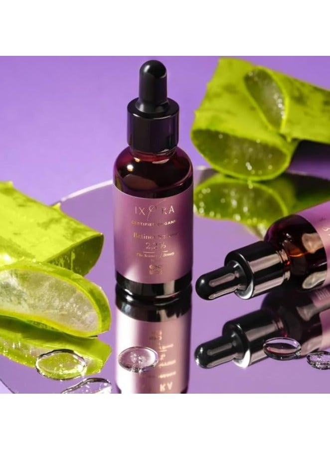 IXORA Retinol Serum 2.2% for Night by IXORA: Rejuvenate and Revitalize Your Skin for a Radiant, Youthful Complexion with Retinaldehyde, Beetroot Extract, and Hyaluronic Acid - Image 3
