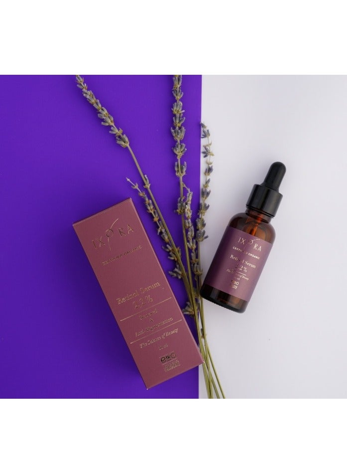 IXORA Retinol Serum 2.2% for Night by IXORA: Rejuvenate and Revitalize Your Skin for a Radiant, Youthful Complexion with Retinaldehyde, Beetroot Extract, and Hyaluronic Acid - Image 4