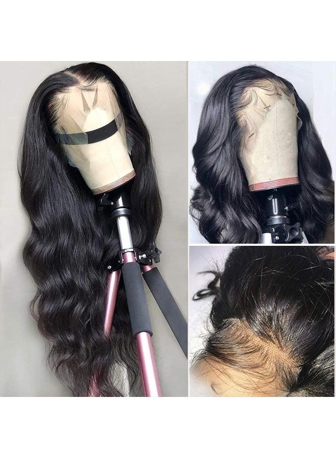 Foreverlove Brazilian Virgin Human Hair Wigs Body Wave Lace Front Human Hair Wigs with Natural Hairline 9A 150% Density Natural Looking Wig(14 inch) - Image 2