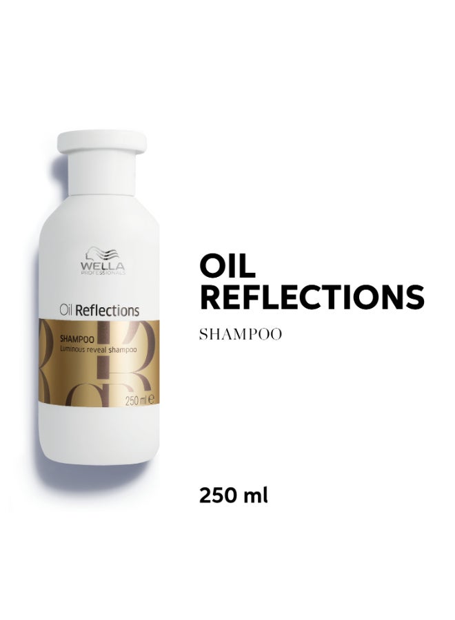 Wella Professionals Oil Reflections Luminous Reveal Shampoo - Deeply Cleanses For Smoothness And Shine With White Tea Extract (250 Ml) - Image 2