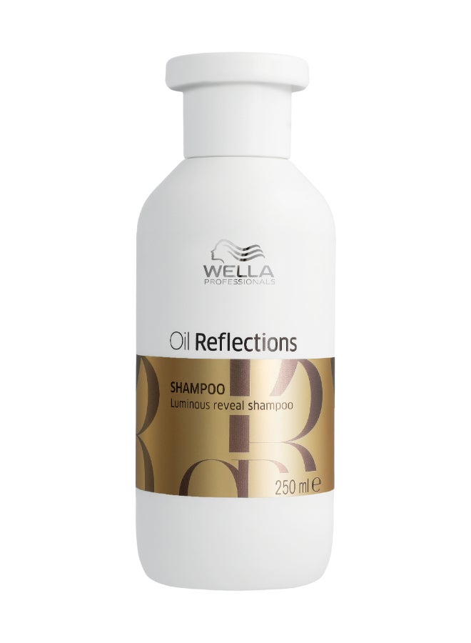 Wella Professionals Oil Reflections Luminous Reveal Shampoo - Deeply Cleanses For Smoothness And Shine With White Tea Extract (250 Ml) - Image 1