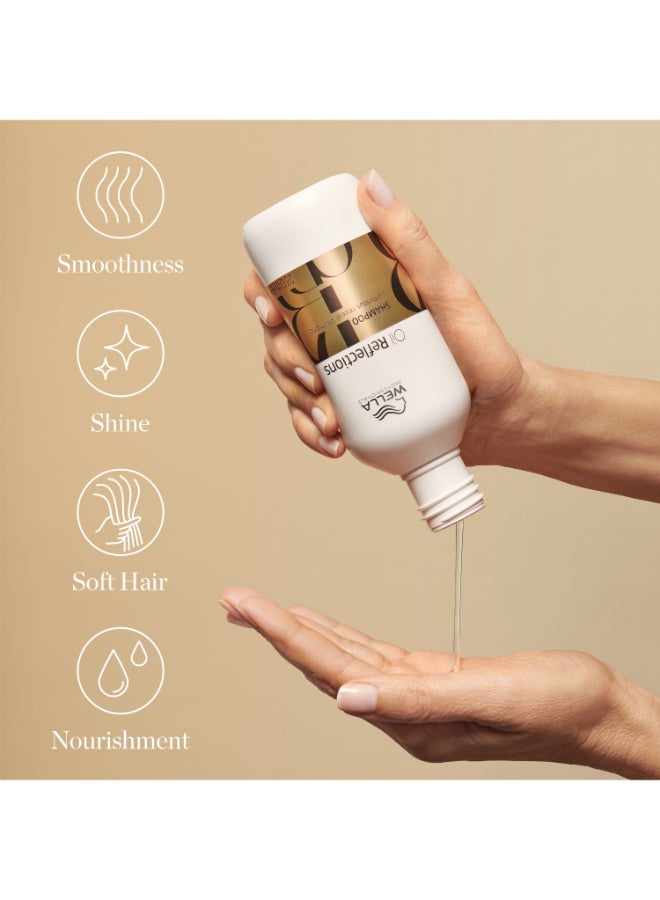 Wella Professionals Oil Reflections Luminous Reveal Shampoo - Deeply Cleanses For Smoothness And Shine With White Tea Extract (250 Ml) - Image 3