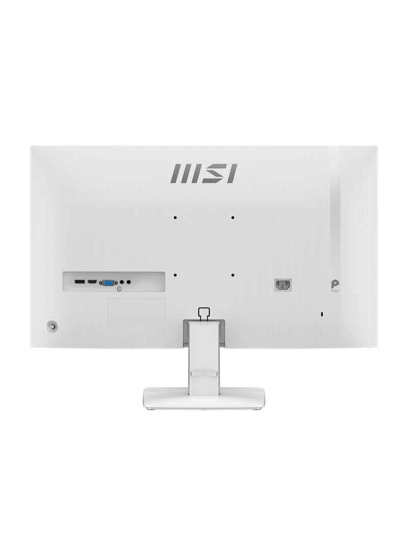 MSI PRO MP275W E2 27-Inch FHD IPS Monitor, 1920x1080, 120Hz Refresh Rate, 1ms MPRT, 116% sRGB, Anti-Glare, TÜV Low Blue Light, AMD FreeSync & G-Sync Compatible, HDMI 2.0, DisplayPort 1.2a, VGA, Built-in Speakers, VESA Mount, White Bezel Design | 9S6-3PD3CM-050 - Image 4