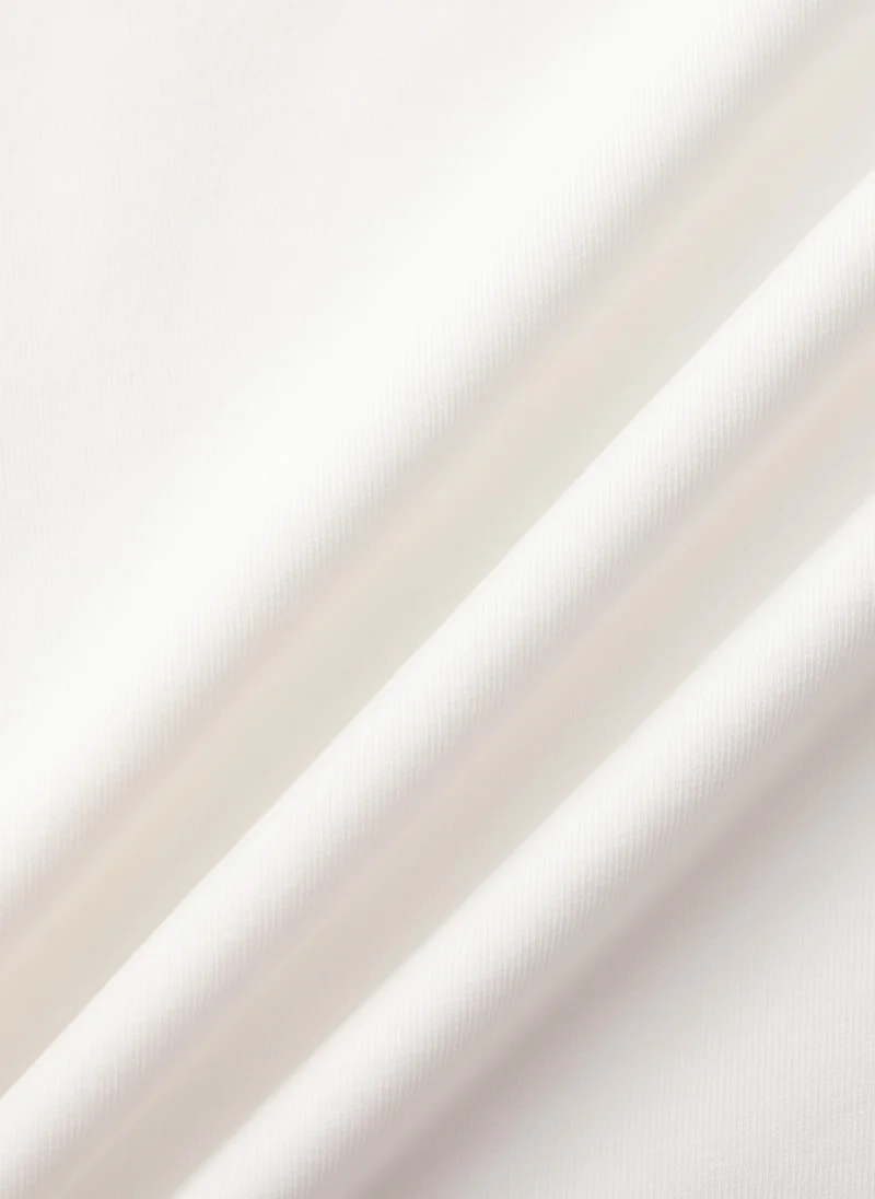 Balabala White Kids Boys Round v-neck short-sleeved T-shirt for Men | Best Price UAE