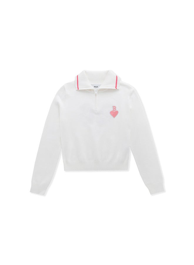 MLB Women'S Heart Embroidery Logo Pullover Fashion Comfortable Sweater Spring Autumn Kph01 - Image 4