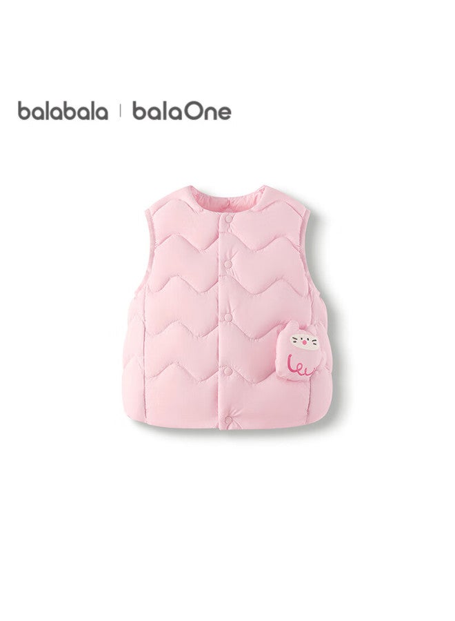 Balabala Baby Down Vest For Outerwear Winter Baby Vest Thickened Warm And Cute 209425101201 - Image 3