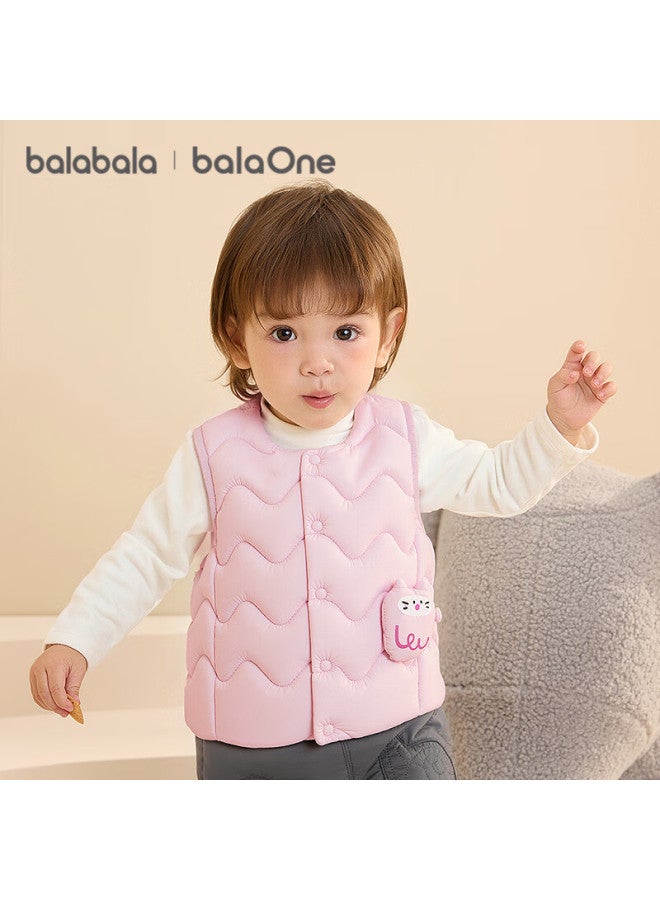 Balabala Baby Down Vest For Outerwear Winter Baby Vest Thickened Warm And Cute 209425101201 - Image 1