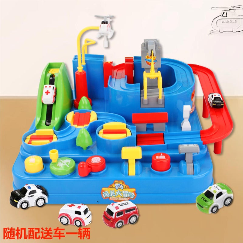 Online Celebrity Toy Car Adventure Entrance Rail Car Children'S Educational Boy Train Suit Birthday Gift - Image 2