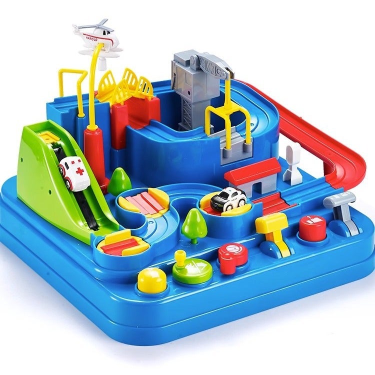 Online Celebrity Toy Car Adventure Entrance Rail Car Children'S Educational Boy Train Suit Birthday Gift - Image 5