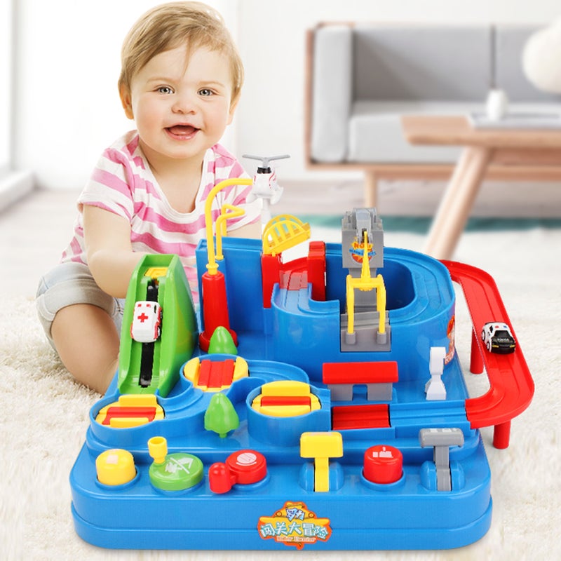 Online Celebrity Toy Car Adventure Entrance Rail Car Children'S Educational Boy Train Suit Birthday Gift - Image 3