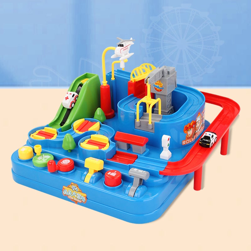 Online Celebrity Toy Car Adventure Entrance Rail Car Children'S Educational Boy Train Suit Birthday Gift - Image 4
