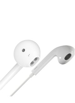 Faster Wired Type C Earphones - Noise Canceling Stereo Bass In-Ear Gaming Earbuds with HD Microphone for Gaming, Calls, and Music - Compatible with iPhone and Android Mobiles - E-Sports Gaming Headphones (White)  - Image 2
