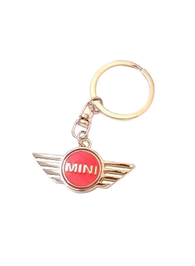 NIBEMINENT Mini Cooper Key Chain Ring Red