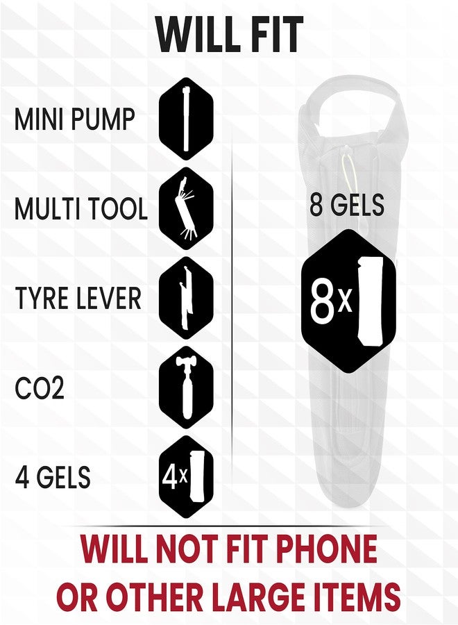 SLS3 Aero Top Tube Bike Bag - Small, Stable & Secure Bike Frame Bag for Triathlon & Cycling Race Accessories - Premium Low Profile Tri Bike Pouch to Reduce Drag - Custom Fit Bicycle Bag for Bike Stem - Image 5