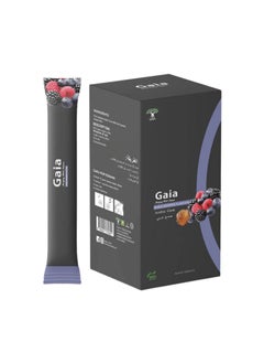 GAIA Mixed Berries Gaia Gum Arabic 15 Sachets - Digestive Health - Cholesterol Management - Weight Loss Help - Prebiotic Power - Blood Sugar Balance - Skin Vitality - Nutrient Rich  - Image 1