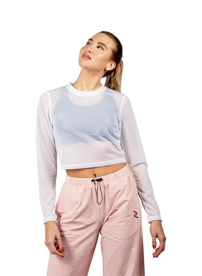 زيسي بلوزة رياضية شبكية نسائية