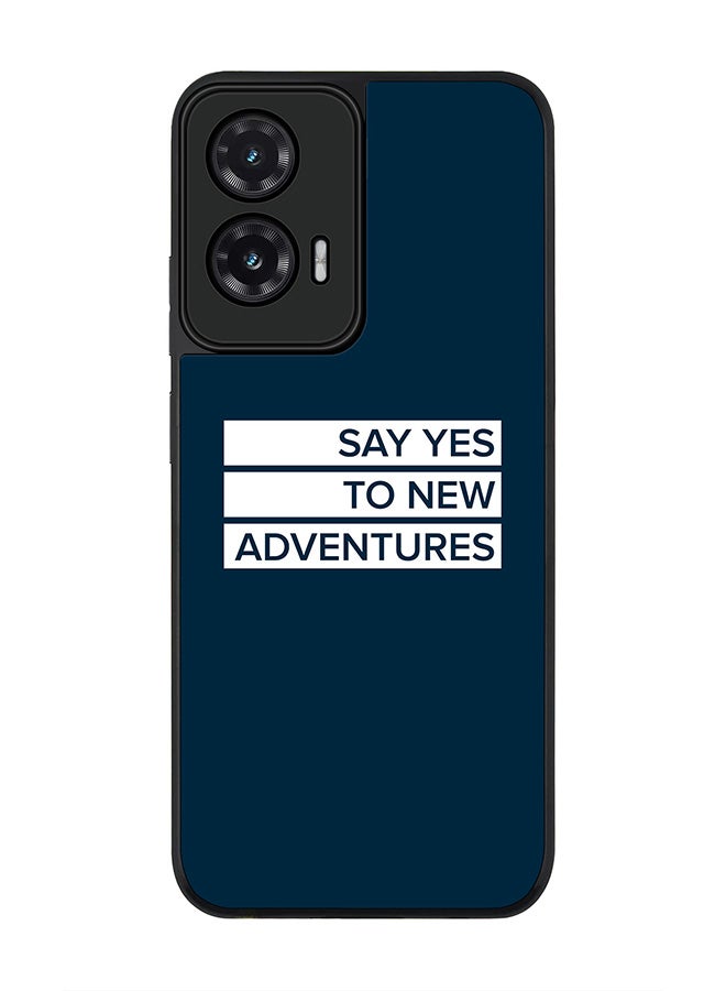 Stylizedd For Motorola Moto G35 Case,Slim fit Camera Protection, Shockproof Thin Phone cover  - Say yes to new adventures