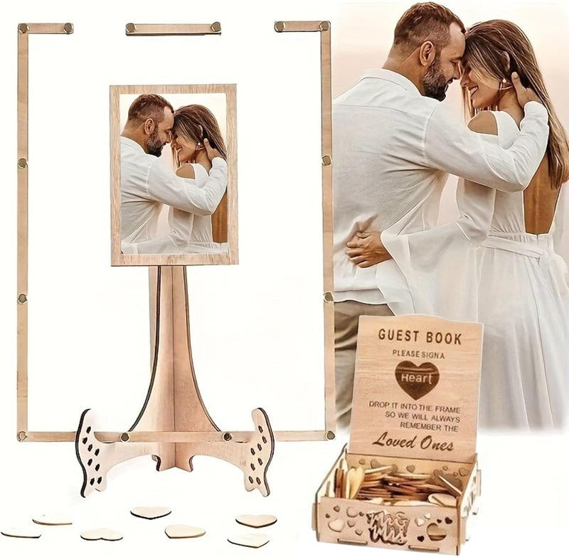 Wedding Photo Frames | Creative Romantic Display Board | Wedding Picture Frame,Display for Ceremony Reception Event Celebration Festival Decoration - Image 5