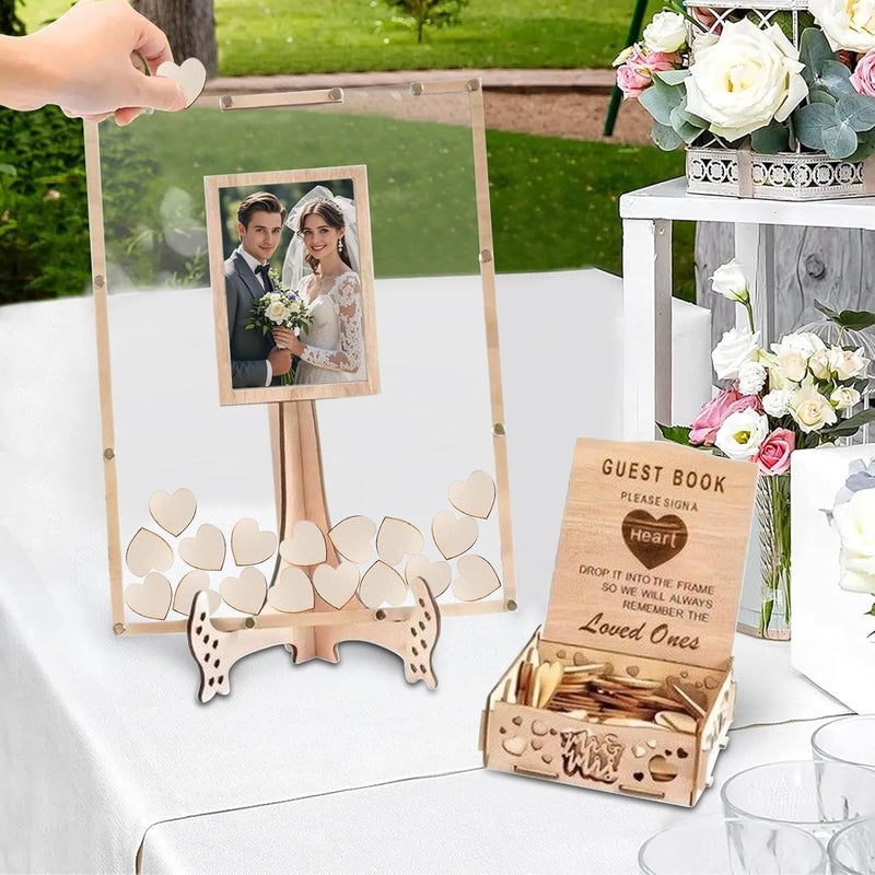 Wedding Photo Frames | Creative Romantic Display Board | Wedding Picture Frame,Display for Ceremony Reception Event Celebration Festival Decoration - Image 2