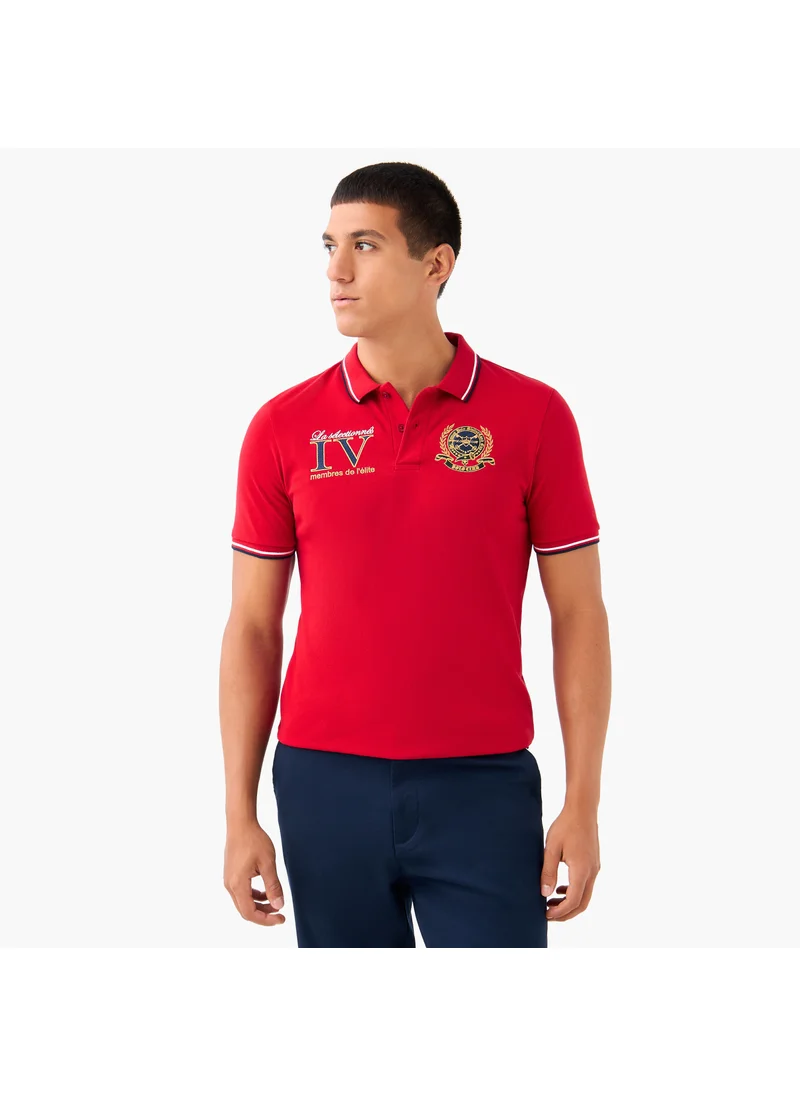 فاف Embroidered Polo T-shirt