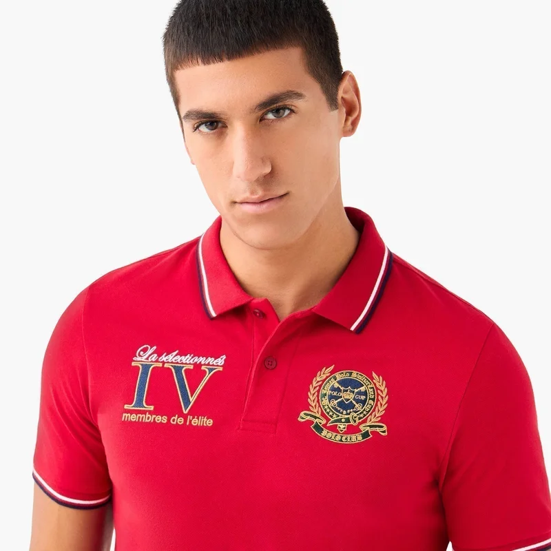 سبلاش فيڤ تيشيرت بولو مطرز